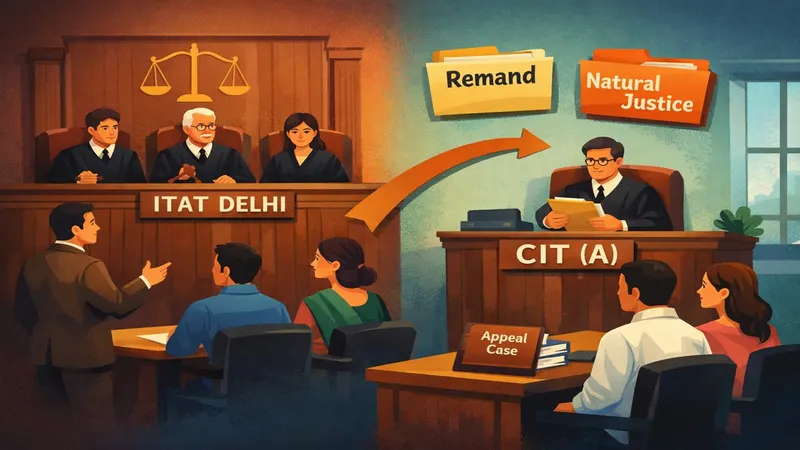 ITAT Delhi Remands Matter to CIT(A) for Fresh Hearing Citing Natural Justice