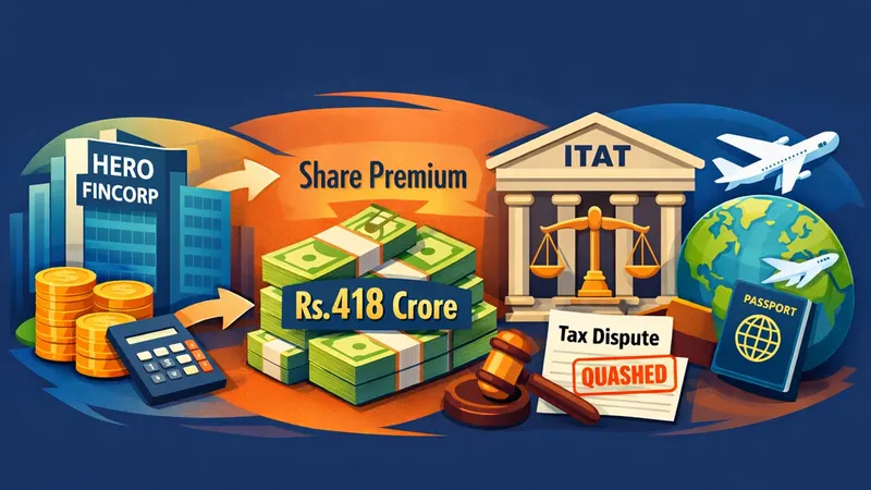 ITAT Quashes Rs. 418 Crore Share Premium Addition for Hero Fincorp: Non-Resident Clause Clarified