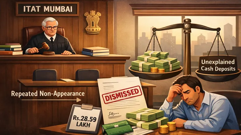 ITAT Upholds 28.59 Lakh Addition on Taxpayer for Unexplained Cash Deposits; Appeal Dismissed