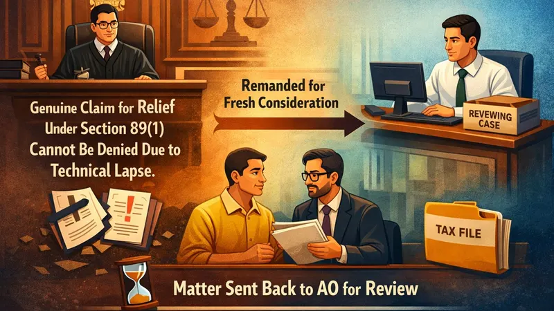 Form 10E Filed, Yet Relief Denied: Section 89(1) Relief Denial Case on Technical Ground Remanded to AO