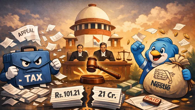 Supreme Court Ends Rs. 101.21 Crore Licensing Fee Case Against Nestlé India; Tax Dept's Appeals Dismissed