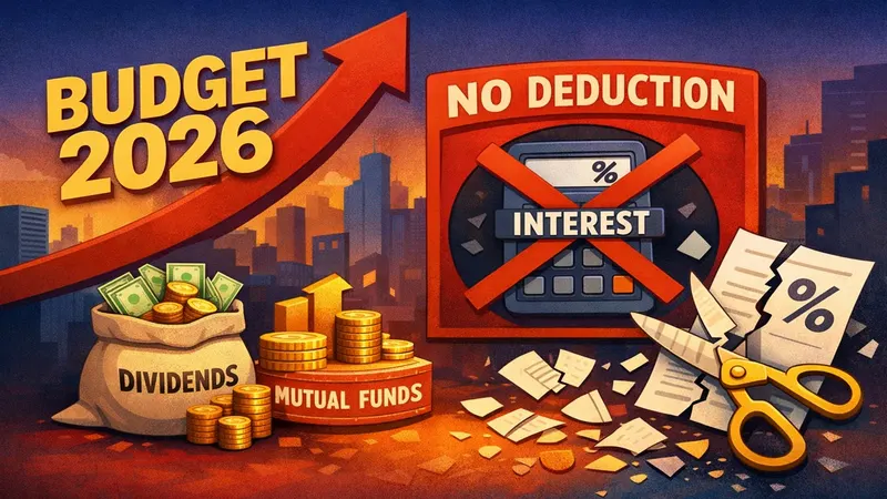 Budget 2026: No More Interest Expenditure Deduction on Dividend and Mutual Fund Income