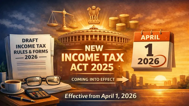 Income Tax Breaking: CBDT Releases Draft Income Tax Rules and Forms 2026
