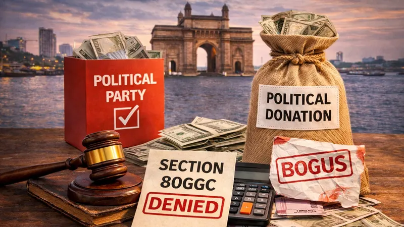 Bogus Political Donation Scam: ITAT Mumbai Denies Section 80GGC Deduction