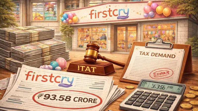 Income Tax Adds Rs 93.58 Crore to FirstCry's Income; Rs. 31.36 Crore Tax Demand Raised