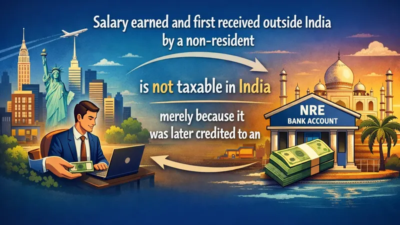 Foreign Salary of Non-Resident Not Taxable in India Merely Due to NRE Account Credit: ITAT