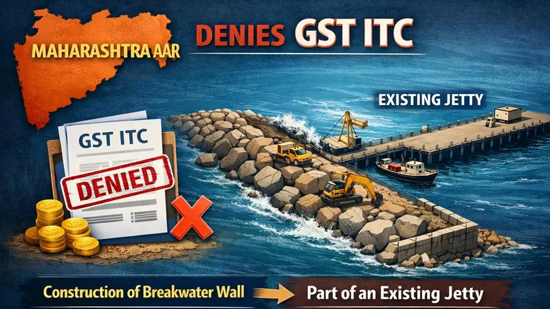 GST ITC on Breakwater Construction Denied Again; Matter Remanded but Ruling Stays Against Konkan LNG