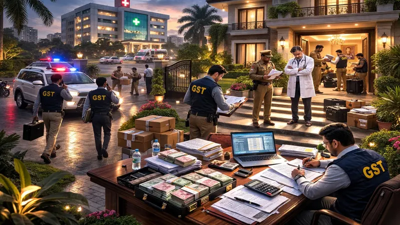 GST Teams Conduct Early Morning Raids at Renowned Hisar Doctor’s Home and Hospitals