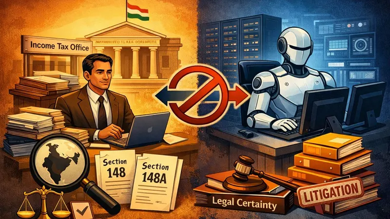 Who Has Jurisdiction in Reassessment? Govt Clarifies AO and NaFAC Roles under Sections 148 and 148A