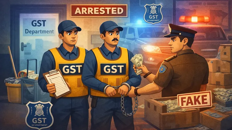 Housekeeping Staff Posing as GST Officials Arrested for Conducting Fake Raid