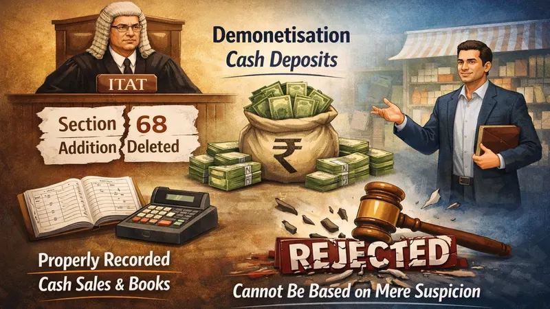 ITAT Deletes Section 68 Addition in Demonetisation Cash Deposit Dispute; Says Suspicion Cannot Replace Evidence