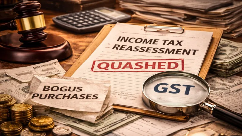 HC Quashes Income Tax Reassessment for Alleged GST Component in Bogus Purchases