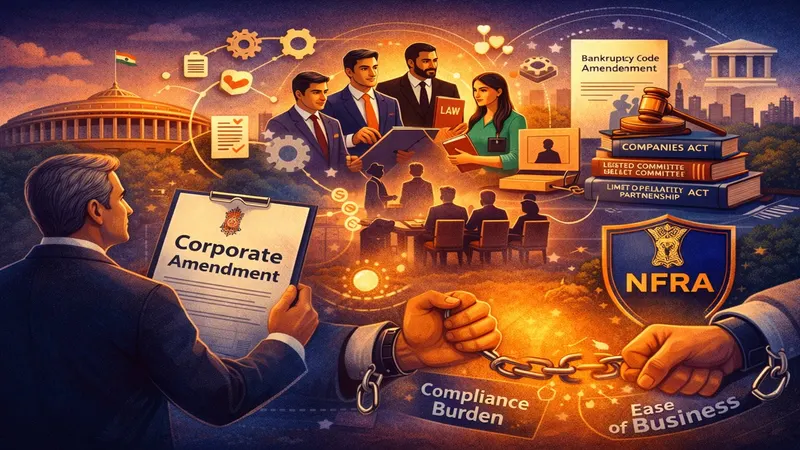 MCA Preparing Corporate Amendment Bill to Simplify Companies and LLP Laws