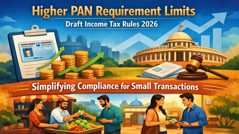 PAN Rules Overhaul Ahead: New Income Tax Draft 2025 Brings Relief for Small Transactions