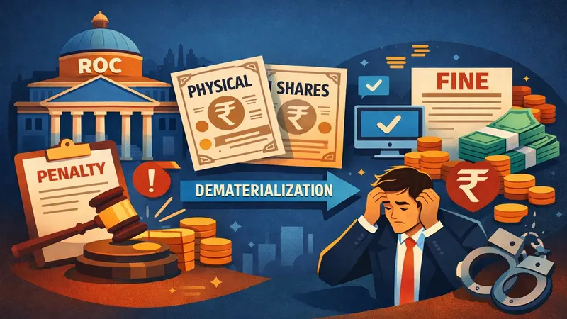 ROC Imposes Penalty on Company for Failure to Dematerialize its Shares