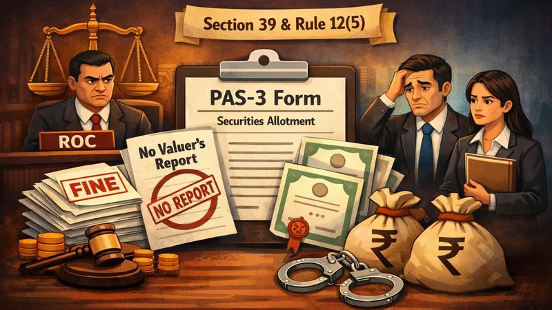 ROC Levies Penalty on Company and Director for Non-Compliance in Securities Allotment Rules