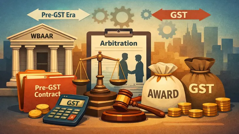 WBAAR Rules on GST Applicability on Arbitration Awards under Pre-GST Contracts