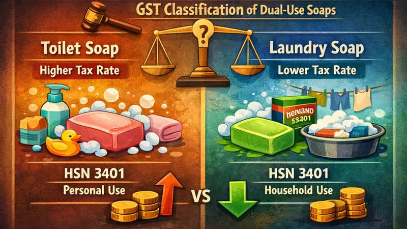 Toilet Soap vs Laundry Soap under GST: AAR Clarifies Classification of Dual-Use Soap under HSN 3401