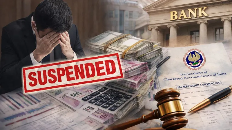 CA Suspended for One Year by ICAI in Multi-Crore Bank Fraud Matter