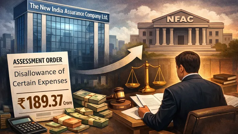 Income Tax imposes Demand of Rs. 189.37 Crore on New India Assurance Company