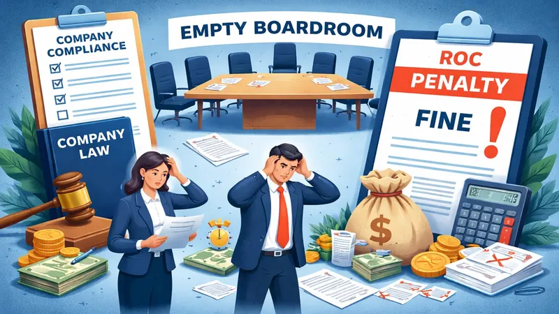 Company Fails to Hold Minimum Number of Board Meetings Annually; Faces ROC Penalty
