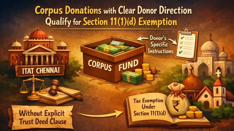 Corpus Donations to ICICI Foundation Stay Exempt under Section 11(1)(d): ITAT