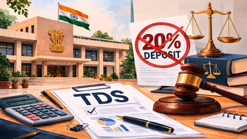 Delhi High Court Gives Relief to Taxpayer by Deleting 20% Deposit Condition in TDS Issue