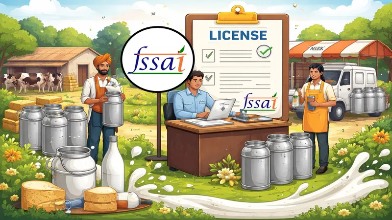 FSSAI Directs Milk Producers and Vendors to Obtain FSSAI Licenses