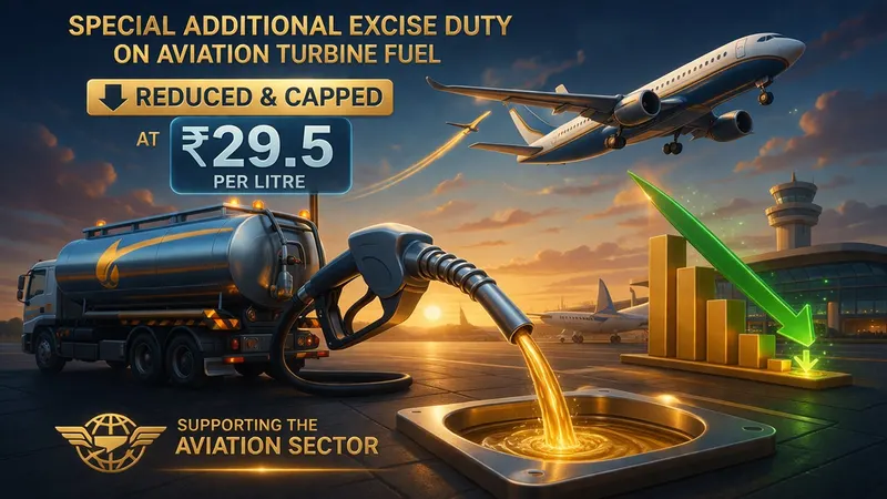 Govt Cuts Special Excise Duty on Aviation Fuel to Ease Air Travel Costs; Effective March 2026