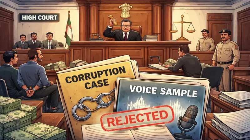 HC Rejects Advocates Plea in Corruption Case Involving Voice Sample Evidence