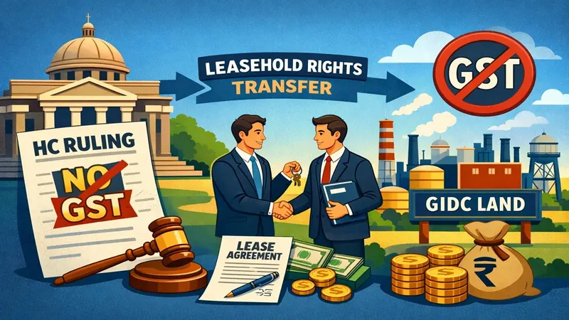 HC Rules GST Not Leviable on Transfer of Leasehold Rights in GIDC Land