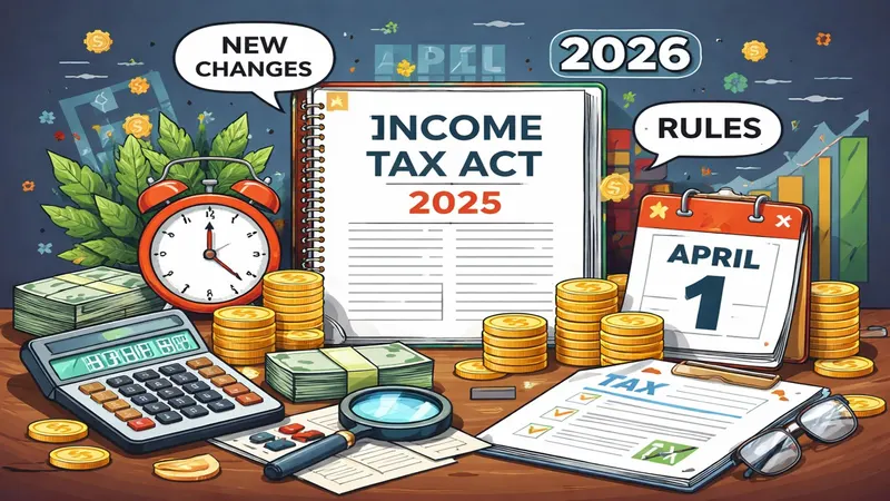 Income Tax Act 2025: New Changes in Income Tax Rules from April 1, 2026