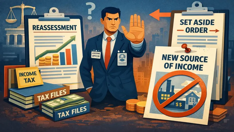 Income Tax: Assessing Officer Cannot Introduce New Income Source In Set Aside Assessment