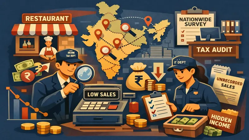 Income Tax survey on Restaurants reveals suppression of sales of around Rs. 408 crore