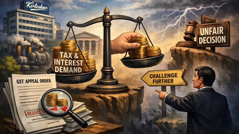 Kirloskar Oil Engines to Challenge GST Order as Appeal Slightly Reduces Tax and Interest Demands