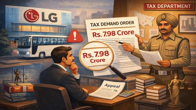 LG Electronics India Faces GST Demand Over Employee Bus Service ITC Claim