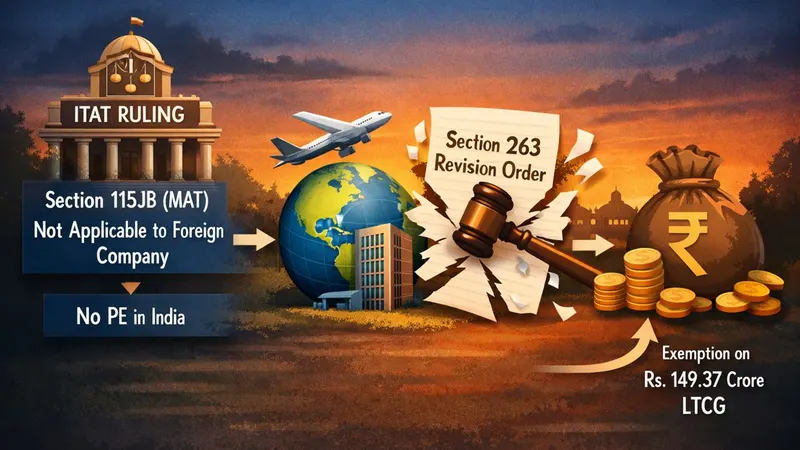 ITAT Delhi Quashes Section 263 Revision: MAT Not Applicable on Foreign Entity in Absence of PE
