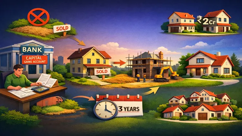 Section 54 LTCG Exemption: Can You Claim It by Buying a Plot?