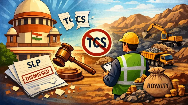 Supreme Court Dismisses Revenue’s SLP on TCS Liability for District Mining Officers