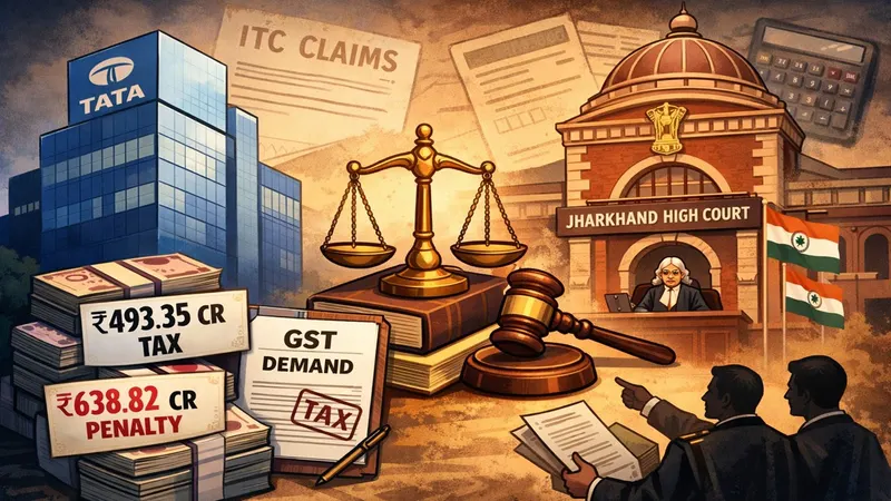 ITC Disallowance: Tata Steel Disputes Rs 493.35 Crore GST Liability Before Jharkhand High Court