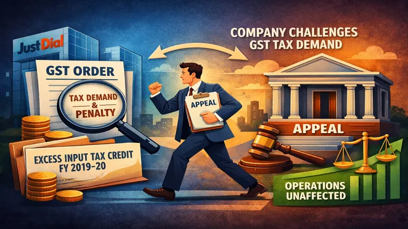 GST Department imposes penalty Rs 8.76 crore, Additional demand with interest of Rs 18.89 crore on Just Dial