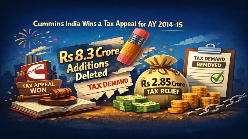 Cummins India Receives Rs 2.85 Crore Tax Relief With No Financial Impact