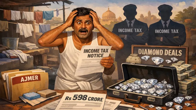 Ajmer: Washerman Shocked by Rs 598 Crore Income Tax Notice Over Alleged Diamond Deals
