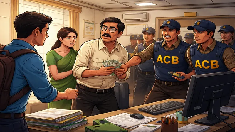 Anti-Corruption Bureau Arrests GST Officer for Taking Bribe in Navi Mumbai