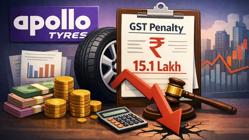 Apollo Tyres Faces GST Penalty for E-way Bill, Says No Major Financial Impact