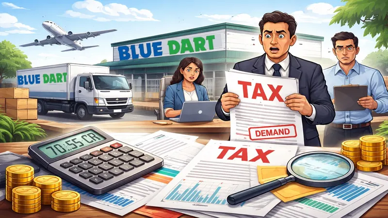 Blue Dart Receives Rs 70.58 Crore Income Tax Demand, Plans to Appeal