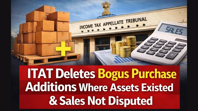 ITAT Deletes Bogus Purchase Additions Where Assets Existed & Sales Not Disputed