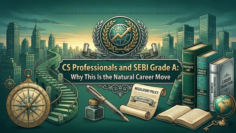CS Professionals and SEBI Grade A: Why This Is the Natural Career Move