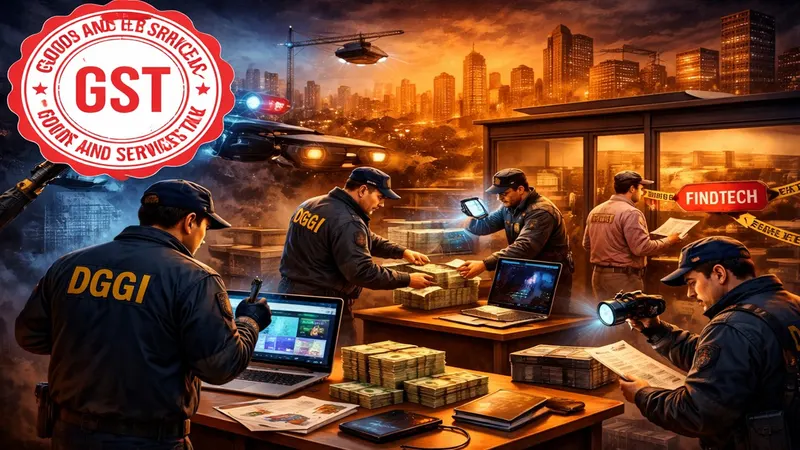 DGGI Intensifies Crackdown on Online Betting GST Scam; Multi-City Searches Conducted Across Fintech Firms