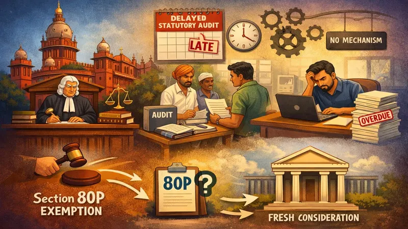High Court Grants Section 80P Exemption despite Belated ITR Filing
